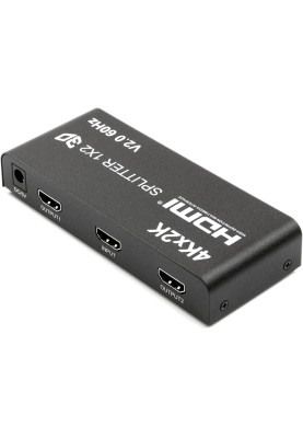 Сплітер PowerPlant HDMI 1x2 V2.0, 3D, 4K / 60hz (HDSP2-V2.0)