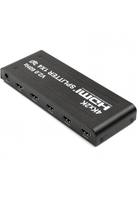 Сплітер PowerPlant HDMI 1x4 V2.0, 3D, 4K/60hz (HDSP4-V2.0)