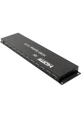 Сплітер PowerPlant HDMI 1x10 V1.4, 3D, 4K/30hz (HDSP10-V1.4)