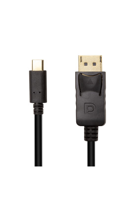 Кабель PowerPlant USB Type-C 3.1 Thunderbolt 3 (M) - DisplayPort (M), 4K, 3 м