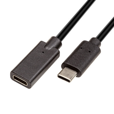 Кабель PowerPlant USB Type-C Power M/F (USB3.0) 3А, AWG24+32, 1.5м