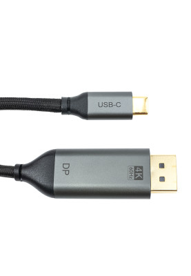 Кабель Cabletime USB-C - DisplayPort, 4K, Ultra HD, 1.8м, V1.2