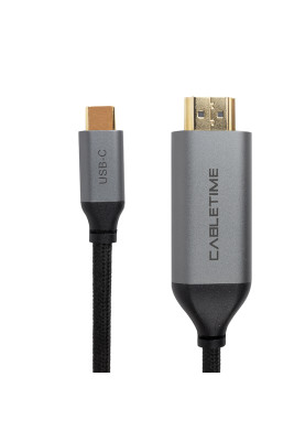 Кабель Cabletime USB-C - HDMI, 4K, Ultra HD, V2.0, 1.8м
