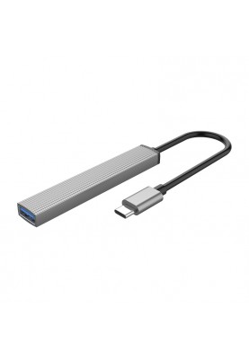 USB-хаб ORICO Type-C-USB3.0, 2xUSB2.0, TF (AH-12F-GY-BP)