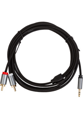 Аудіо кабель CableTime 3.5мм - 2x RCA, 3 м