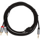 Аудіо кабель CableTime 3.5мм - 2x RCA, 3 м