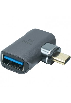 Адаптер PowerPlant USB Type-C - USB 3.1 Type-A, 10Gbps