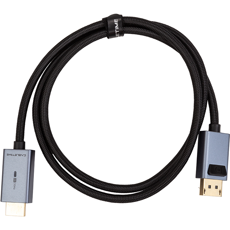 Кабель CableTime DisplayPort - HDMI, 4K/30Hz, 1 м