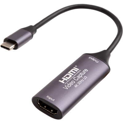 Карта відеозахоплення PowerPlant HDMI in, 3.0 USB, Type-C (HDVC2-C)