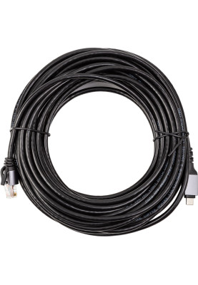 Кабель PowerPlant USB Type-C - RJ45, 15 м