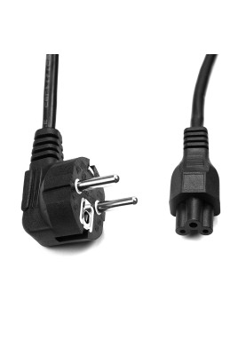 Кабель живлення PowerPlant C5, 220V, 3x0.75, мідь, 1м