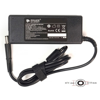 Блок живлення для ноутбуків PowerPlant  DELL 220V, 19.5V 90W 4.62A (7.4*5.0)