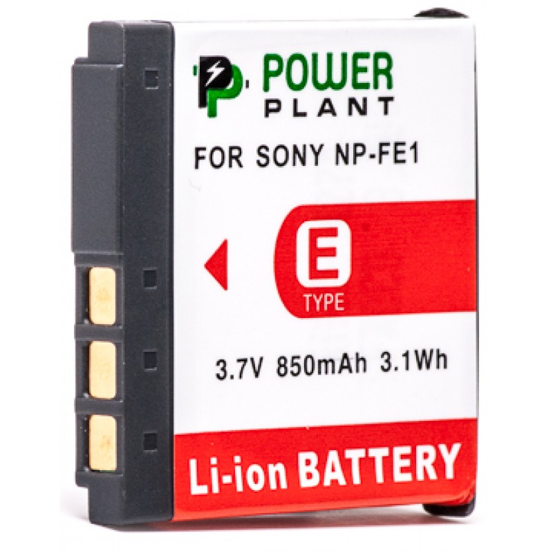Акумулятор PowerPlant Sony NP-FE1 850mAh