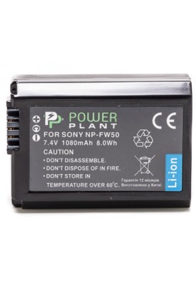 АКБ PowerPlant для відеокамери Sony NP-FW50 (DV00DV1280)