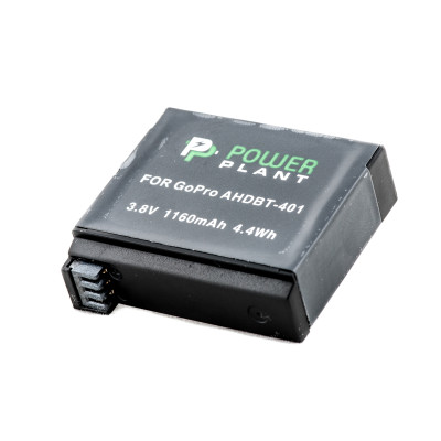 Акумулятор PowerPlant для GoPro AHDBT-401 1160mAh