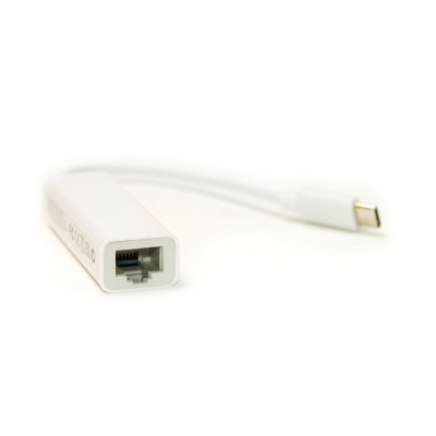 Кабель PowerPlant USB Type-C - RJ45, 12 см
