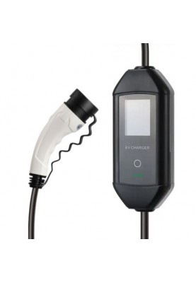 Зарядний пристрій HiSmart для електромобілів Type 2-Schuko (220V), 16A, 3.5kW, 1-фазний, 5м
