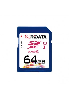 Карта памяти RiDATA SDXC 64GB Class 10 UHS-I