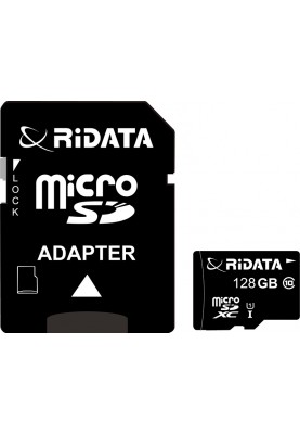 Карта памяти RiDATA microSDXC 128GB Class 10 UHS-I + SD адаптер