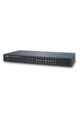 Некерований гігабітний комутатор Planet GSW-1601  (16-Port 10/100/1000Mbps)