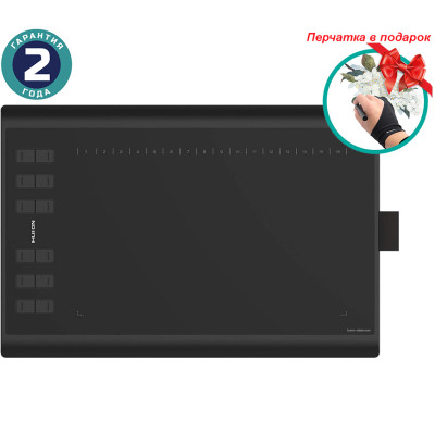 Графічний планшет Huion H1060P + рукавичка