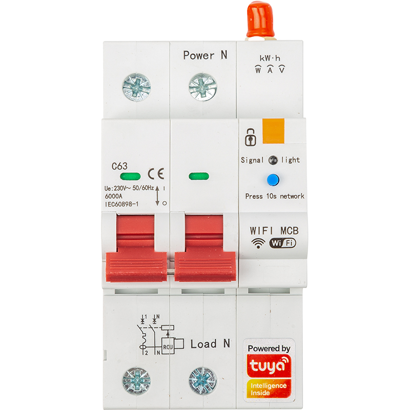 Розумний автоматичний вимикач Tuya Wifi SCB02, 63A