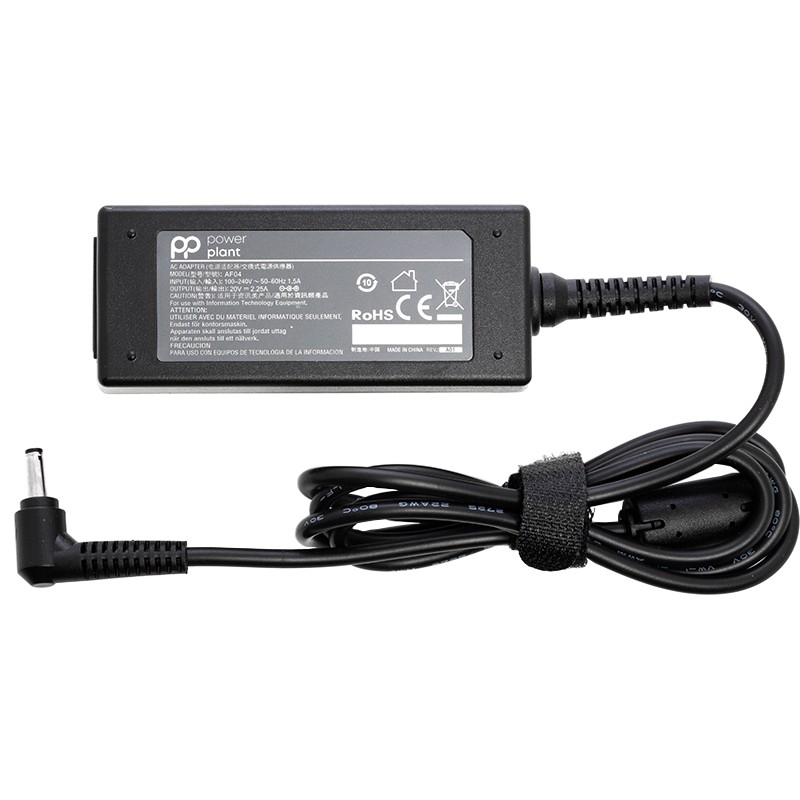 Блок живлення PowerPlant для ноутбука Lenovo 220V, 20V 45W 2.25A, 4.0х1.35мм (IB45H4014)