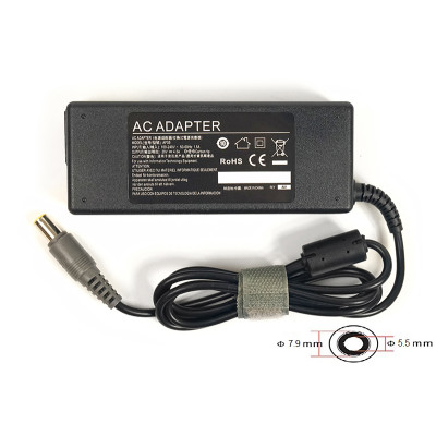 Блок живлення для ноутбуків PowerPlant  IBM/LENOVO 220V, 20V 90W 4.5A (7.9*5.5)