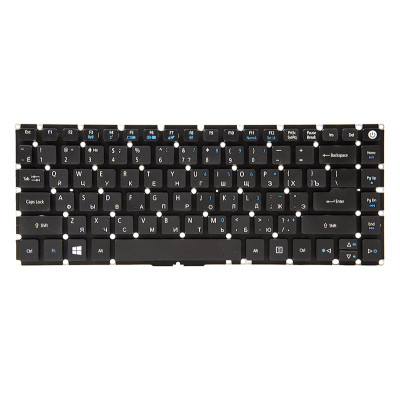Клавіатура для ноутбука ACER Aspire E5-422, E5-432 чорний, без фрейму