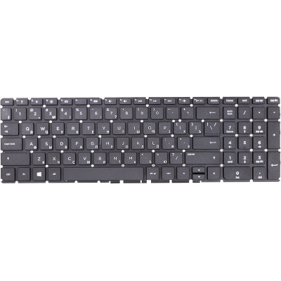 Клавіатура для ноутбука HP 250 G4, 255 G4, 256 G4 чорний, чорний фрейм