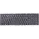 Клавіатура для ноутбука HP 250 G4, 255 G4, 256 G4 чорний, чорний фрейм