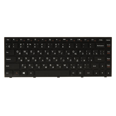 Клавіатура для ноутбука IBM/LENOVO B40-30, G40-30 чорний, чорний фрейм