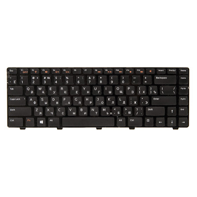 Клавіатура для ноутбука DELL Inspiron N4110 чорний, чорний фрейм