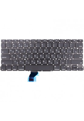 Клавіатура для ноутбука APPLE Macbook Pro 13" A1502 чорний, без фрейму