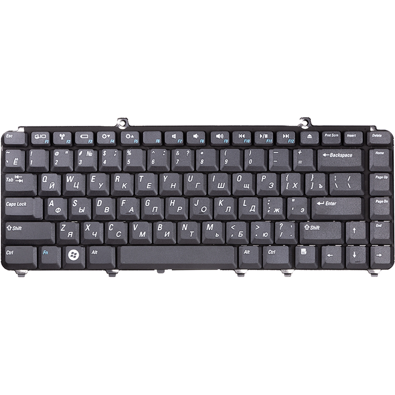 Клавіатура для ноутбука DELL Inspiron 1540, 1545 чорний, без фрейму