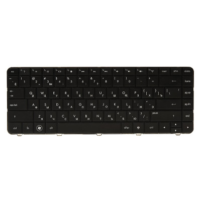 Клавіатура для ноутбука HP Pavilion G4 чорний, чорний фрейм
