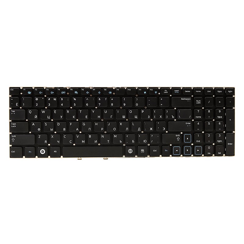 Клавіатура для ноутбука SAMSUNG 300E5A чорний, без фрейму