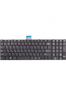 Клавіатура для ноутбука TOSHIBA Satellite C50, C50A чорний, чорний фрейм