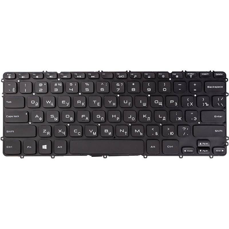 Клавіатура для ноутбука DELL Precision M3800 XPS 15 9530, чорний, підсвічування