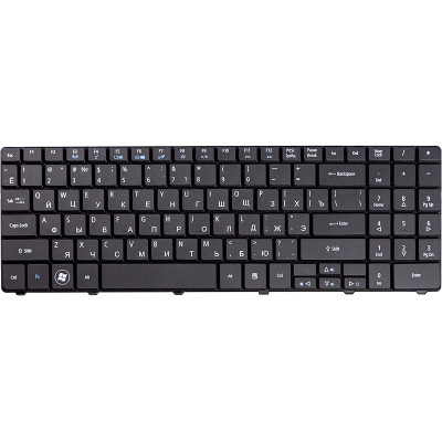 Клавіатура для ноутбука ACER Aspire 5516, eMachines E525 чорний, без фрейму