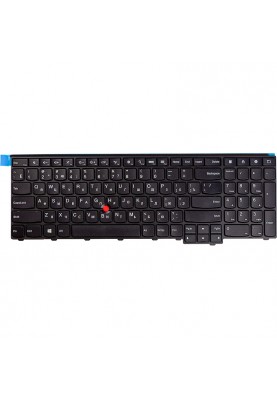 Клавiатура для ноутбука LENOVO ThinkPad T540, W540, KM-105U чорний, чорний фрейм