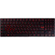 Клавiатура для ноутбука LENOVO Legion Y520, R720 чорний, пiдсвiчування