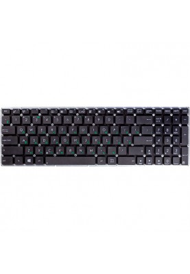 Клавiатура для ноутбука ASUS X556, X556U чoрний