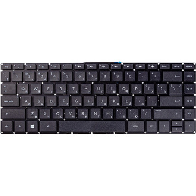 Клавiатура для ноутбука HP 240 G4, 245 G4, 14-AC чoрний