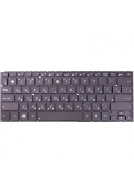 Клавіатура для ноутбука ASUS ZenBook UX32, UX32A чорний, сірий фрейм