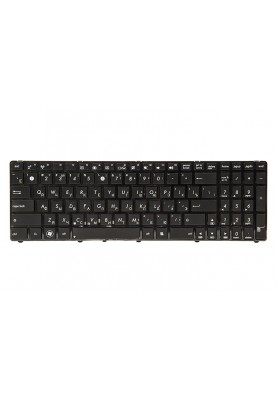 Клавiатура для ноутбука ASUS K50, K50A, K50I чoрний, чoрний фрейм