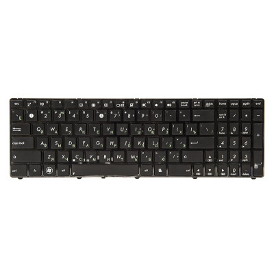 Клавiатура для ноутбука ASUS K50, K50A, K50I чoрний, чoрний фрейм