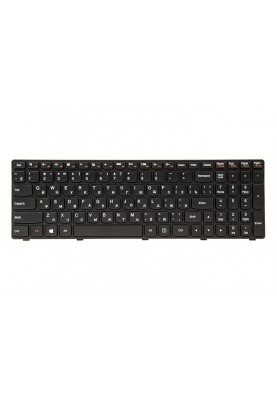 Клавiатура для ноутбука IBM/LENOVO IdeaPad G500, G505 чoрний, чoрний фрейм