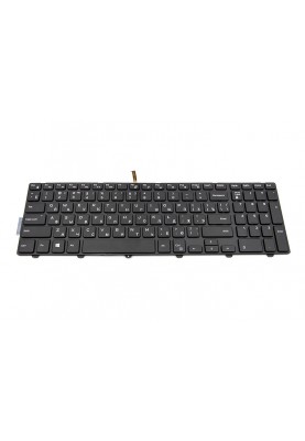 Клавiатура для ноутбука DELL Inspiron 3541, 5542 підсвічування клавiш, чoрний