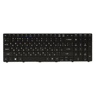 Клавiатура для ноутбука ACER Aspire 5810 чорний, чорний фрейм